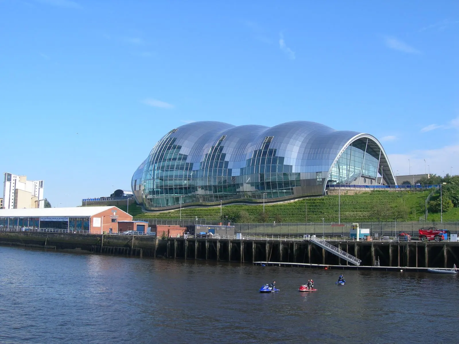 The Sage on the Gateshead quayside